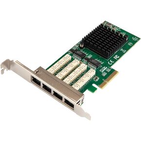 Quad Port Copper Gigabit Ethernet PCI-e x4 Bypass Server Adapter Intel i350-am2 Based