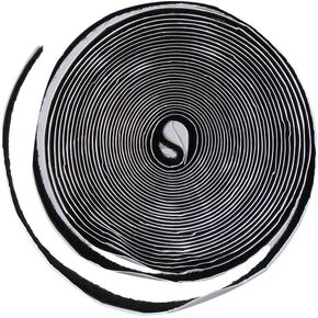 Double-Sided self-Adhesive Tape,0.8 Inch x 16.4 Feet Hook and Loop Tape with Adhesive,Nylon Self Adhesive Heavy Duty Strips Fastener for Home Office School Car and Crafting Organization