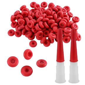Caulk Cap Caulk Sealer Saver Caulking Tube Covers Caulk Finishing Tool Universal Caulking Caps for Sealing and Preserving (100)