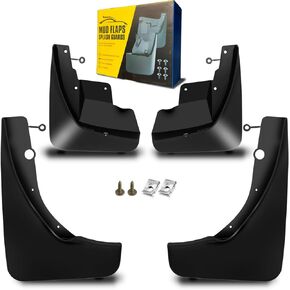 Mud Flaps Fit for 2011-2021 Je-ep Grand Cherokee (WK2) - Not Fit Submodel STR, STR-8, Summit, Dedicated Mudguard for Four Seasons Universal Protection, Front and Rear (Without Rock Rails)