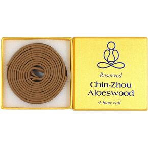 [Bosen] Reserved Sorong Chin-Zhou (Jinko) Aloeswood - 12 Pieces 4-Hour Coil - 100% Natural - F104T