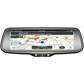 BOYO VISION VTW73M - مرآة رؤية خلفية بديلة مع شاشة كاميرا احتياطية TFT-LCD مقاس 7.3 بوصة وواي فاي Miracast