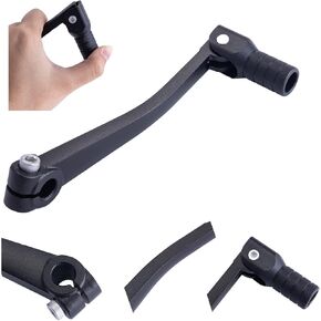 PRO CAKEN Short Gear Change Shifter Lever CNC Folding Aluminum for Pit Dirt Bike Motorcycle Universal for NC Engines-Black