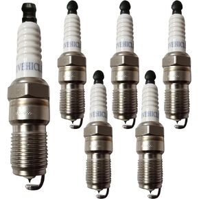 V7444 Laser Iridium Spark Plugs - Automotive Replacement Spark Plugs,OE Replace SP433 AGSF32WM,6 Pack