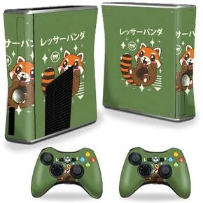 MightySkins Skin Compatible with Xbox 360 S Console - Red Panda Kawaii | Protective, Durable, and Unique Vinyl Decal wrap Cover | Easy to Apply, Remove, and Change Styles | Made in The USA