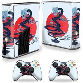 MightySkins Skin Compatible with Xbox 360 S Console - Dragon Bonsai | Protective, Durable, and Unique Vinyl Decal wrap Cover | Easy to Apply, Remove, and Change Styles | Made in The USA
