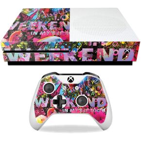 MightySkins Skin Compatible with Microsoft Xbox One S - Lost Weekend | Protective, Durable, and Unique Vinyl Decal wrap Cover | Easy to Apply, Remove, and Change Styles | Made in The USA