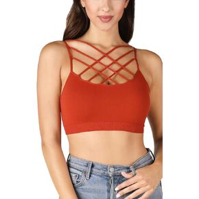 حمالة صدر نسائية من NIKIBIKI بدون خياطة ثلاثية متقاطعة، مقاس واحد in Kuwait