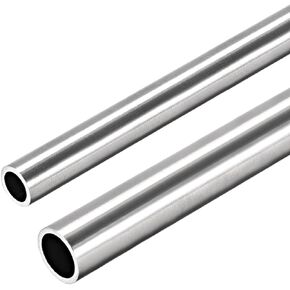 uxcell 304 Stainless Steel Tube, 8mm/10mm OD 1mm Wall Thickness 250mm Length Pack of 2
