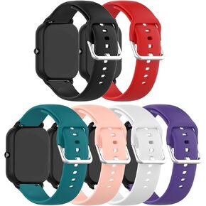 Compatible for TOOBUR IDW13/Gydom IDW13/Woneligo W13/Fitpolo IDW13/Amzhero IDW13/Faweio IDW13/Konitee IDW13/TEMINICE IDW13 Band Silicone Wrist Strap Replacement Bands for IDW13 SmartWatch Women Men