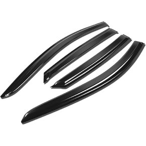 DNA MOTORING Front, Rear, Left, Right Window Visor Deflector Rain/Sun Guard Compatible with Elantra 2021-2024, WVS-246