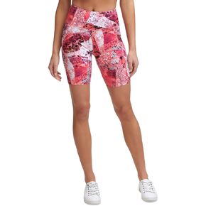 Calvin Klein Performance High-Waist Bike Shorts (X-Small, Carboante Berry)