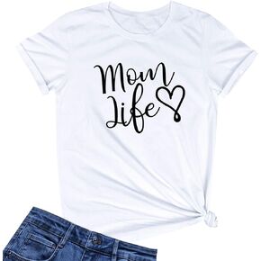 LOOKFACE Women Funny Graphic T Shirt Cute Short Sleeve Tees Tops