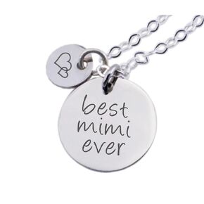 Gift For Mimi, Best Mimi Ever Necklace, Mother's Day Gift for Mimi