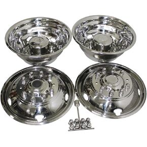 19.5 Inch Stainless Steel Wheel Simulators for 2005-2020 Ford F450 F550 Truck (Does Not Fit RV Motorhome)