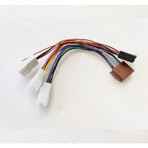 Car Radio Stereo ISO Wiring Harness Adapter Retrofit Power Wiring Cable Compatible with Toyota Corolla Camry Sienna RAV4 Tacoma with 20 PIN Steering Wheel Connector