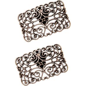 Vintage Totem Shoe Clips Demovable Shoe Buckles Decorative Shoes Accessories for Women Girls, 2Pcs