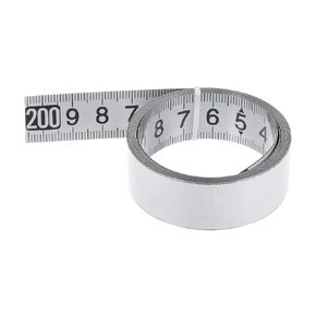 Self-Adhesive Measuring Tape 300cm Metric Tape Measure Stainless Steel Waterproof Wear Resistant Right to Left Widened Metal Sticky Ruler Steel Workbench Ruler