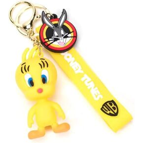 Cute Keychains for Boys/Girls,Key Chain Accessories Wristlet Keychain Handbag Charms Car Cartoon Key Chain,Heavy Duty.