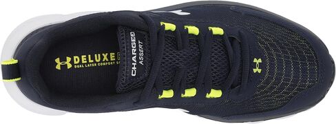 Under Armour Men's Charged Assert 9, (404) Midnight Navy/Yellow Ray/White, 12 in Saudi Arabia