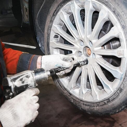 مجموعة قضيب تمديد تحديد عزم دوران المحرك 1/2 بوصة، مجموعة عصا عزم الدوران المكونة من 10 قطع مع 8 بوصات مرمزة بالألوان من 65 إلى 150 قدمًا رطلًا من عصي عزم الدوران in Kuwait