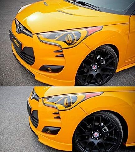 مجموعة قوالب شعار المصباح الأمامي المتسلسل لشعار مخلب الشيطان 4 قطع (يناسب: Hyundai Veloster + Veloster Turbo) in Saudi Arabia