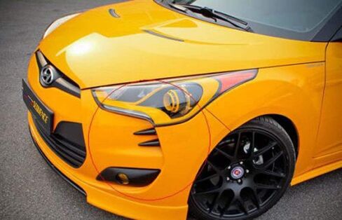 مجموعة قوالب شعار المصباح الأمامي المتسلسل لشعار مخلب الشيطان 4 قطع (يناسب: Hyundai Veloster + Veloster Turbo) in Saudi Arabia