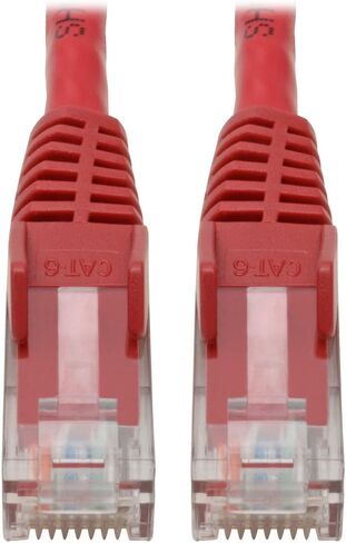 Tripp Lite Cat6 Gigabit Ethernet Snagless Molded Patch Cable, 24 AWG 550Mhz Premium UTP, Yellow GbE RJ45 M/M 6in 6" (N201-06N-YW) in Saudi Arabia