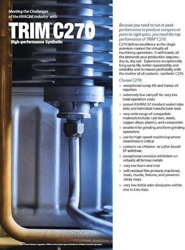 سوائل القطع والطحن TRIM C270BD/1 مبرد صناعي عالي الأداء، صبغة زرقاء، إبريق سعة 1 جالون in Kuwait