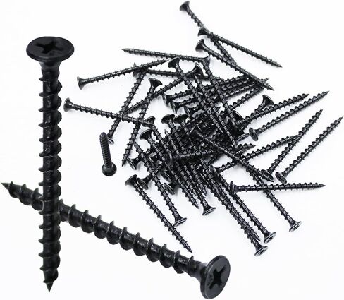 8 × 2 بوصة مسامير خشبية مزدوجة مسطحة من فيليبس، براغي فيليبس ذاتية التنصت سريعة، براغي خشبية عالية الصلابة، براغي الحوائط الجافة، عبوة من 100 قطعة مكونة من قطعة واحدة in Kuwait