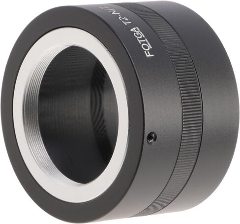 حلقة محول تثبيت عدسة FOTGA لعدسة T2 T Mount إلى كاميرا Z-Mount عديمة المرآة، متوافقة مع كاميرا Nikon Z50 Z30 Z9 Z8 Z7II Z6II Z7 Z6 Z5 Zf Zfc بإطار كامل بدون مرآة in Saudi Arabia