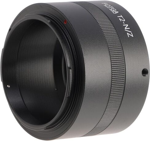 حلقة محول تثبيت عدسة FOTGA لعدسة T2 T Mount إلى كاميرا Z-Mount عديمة المرآة، متوافقة مع كاميرا Nikon Z50 Z30 Z9 Z8 Z7II Z6II Z7 Z6 Z5 Zf Zfc بإطار كامل بدون مرآة in Saudi Arabia