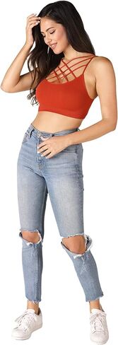 حمالة صدر نسائية من NIKIBIKI بدون خياطة ثلاثية متقاطعة، مقاس واحد in Kuwait