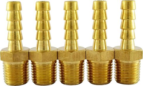 تركيب محول ذكر خرطوم نحاسي، خرطوم ذكر 1/4 بوصة × أنبوب ذكر NPT 1/4 بوصة (عبوة من 10) in Kuwait