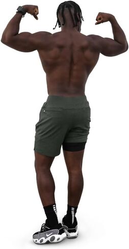 Men's 7" Four-Way Stretch Athletic Shorts with Liner in Saudi Arabia