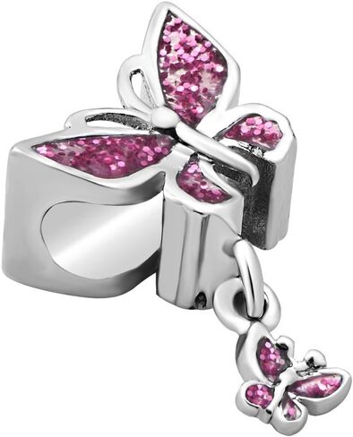 Love Butterfly Colorful lnsect Charm Beads For Bracelets in Saudi Arabia