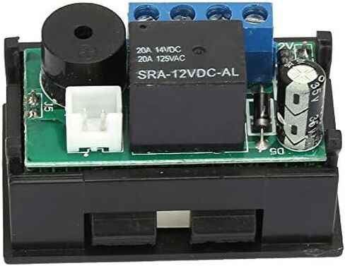 ViaGasaFamido Intelligent Temperature Switch DC 12V Digital Temperature Controller Thermostat -50 to 110℃ Heating/Cooling Thermostat Control Switch Module in Saudi Arabia