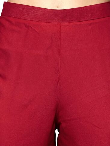 مجموعة كورتا نسائية مطرزة بتسلسل رايون مع وشاح in Kuwait