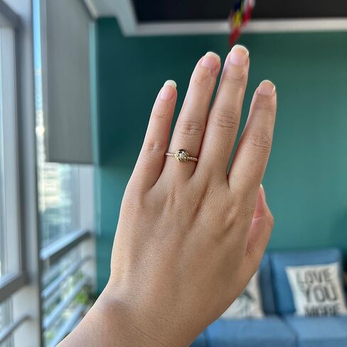 Stackable Rings for Women Cable Design in 18k Gold Plating, Statement Ring for Women Gift in Saudi Arabia