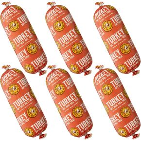 Happy Howie's Soft Meat Roll Treat - Dog Food Rolls, High Protein, Natural Ingredients, for All Dogs, Made in USA - Beef, Turkey 12 Oz (Pack of 2) in Kuwait