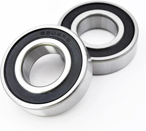 6200-6205 2RS LLU RS 6202RS 6205RS Chrome Steel Groove Ball Bearings 2PCs (6200-2rs 10x30x9mm) in Saudi Arabia