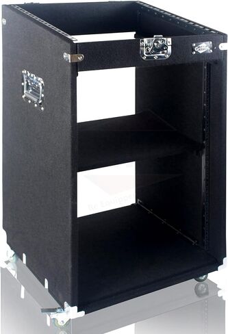 Griffin Rackmount Studio Mixer Flight Road Case (Ultimate-Proaudio)-25U Mount Space Amp Cabinet Travel Trunk for Music Gear Recording Adument in Kuwait