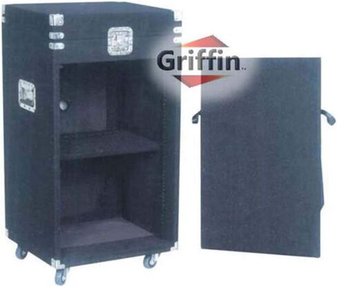 Griffin Rackmount Studio Mixer Flight Road Case (Ultimate-Proaudio)-25U Mount Space Amp Cabinet Travel Trunk for Music Gear Recording Adument in Kuwait