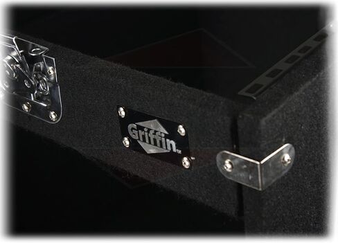 Griffin Rackmount Studio Mixer Flight Road Case (Ultimate-Proaudio)-25U Mount Space Amp Cabinet Travel Trunk for Music Gear Recording Adument in Kuwait