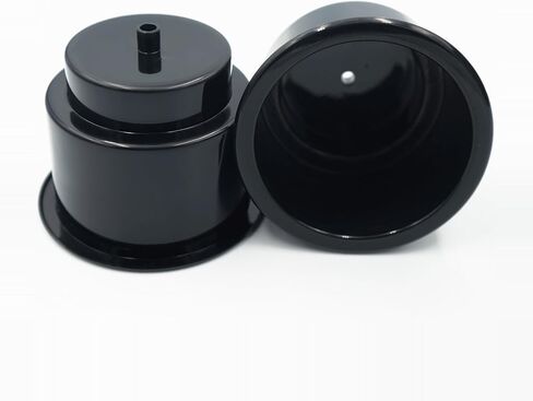 DNB Black Plastic Cup Holder - 4 PCS Insert Drink Holders with Drain - Marine Boat Car RV Accessories in Kuwait