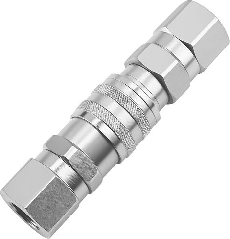 1/2’’ NPT Flat Face Hydraulic Quick Couplers Set Compatible with Bobcat Skid Steer and Other Hydraulic Equipment, ISO16028 Standard in Saudi Arabia