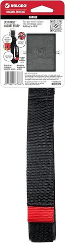 VELCRO Brand EASY HANG Magnet Strap, Holds 10lbs, Create Storage Space on Metal Surfaces such as Cabinets, Tool Boxes, Refrigerators and Shelves. Hang Tools, Extension Cords, Hoses, Medium 16in x 1in in Saudi Arabia