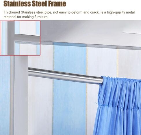Room Screen Divider,Rolling Medical Privacy Screen with Wheels, 4 Panel Foldable Room Separation Temporary Fencing, for Clinic/Ward/Examination Cubicle, Saving Space Dorm Rooms Partition Wa in Saudi Arabia