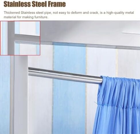 Room Screen Divider,Rolling Medical Privacy Screen with Wheels, 4 Panel Foldable Room Separation Temporary Fencing, for Clinic/Ward/Examination Cubicle, Saving Space Dorm Rooms Partition Wa in Saudi Arabia