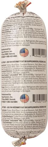 Happy Howie's Soft Meat Roll Treat - Dog Food Rolls, High Protein, Natural Ingredients, for All Dogs, Made in USA - Beef, Turkey 12 Oz (Pack of 2) in Kuwait